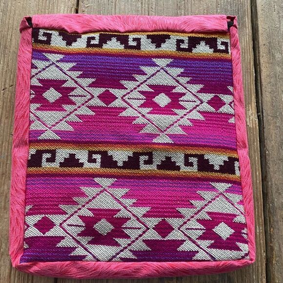 Pink Crossbody Aztec Purse - Picture 5 of 6
